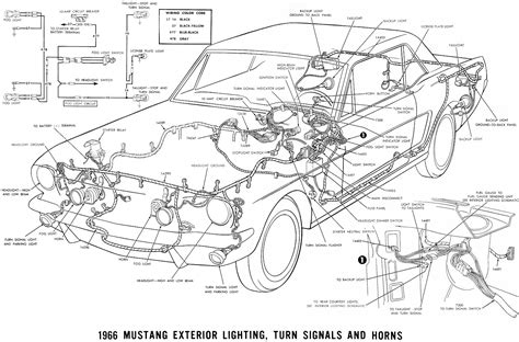 1966 mustang parts diagram